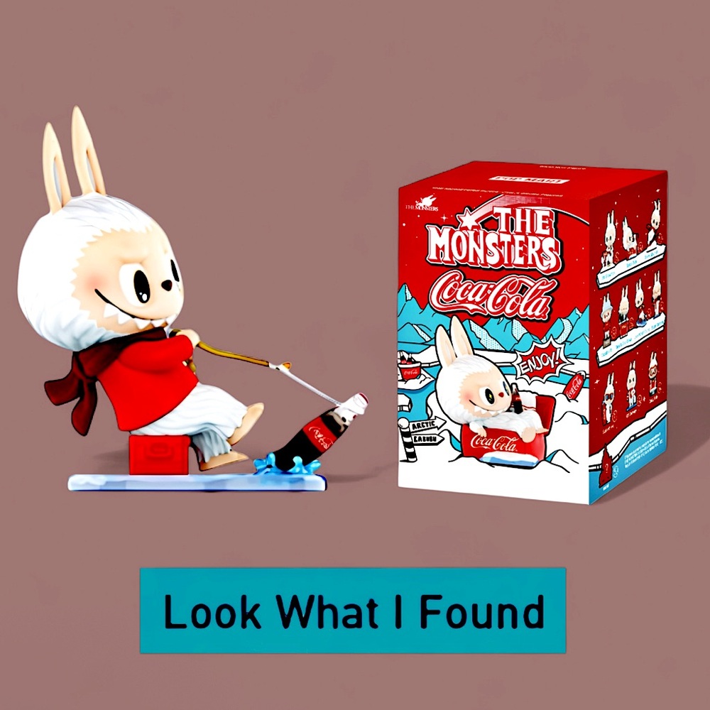 Pop Mart The Monsters Coca-Cola Series Labubu Figurine Look what I Found